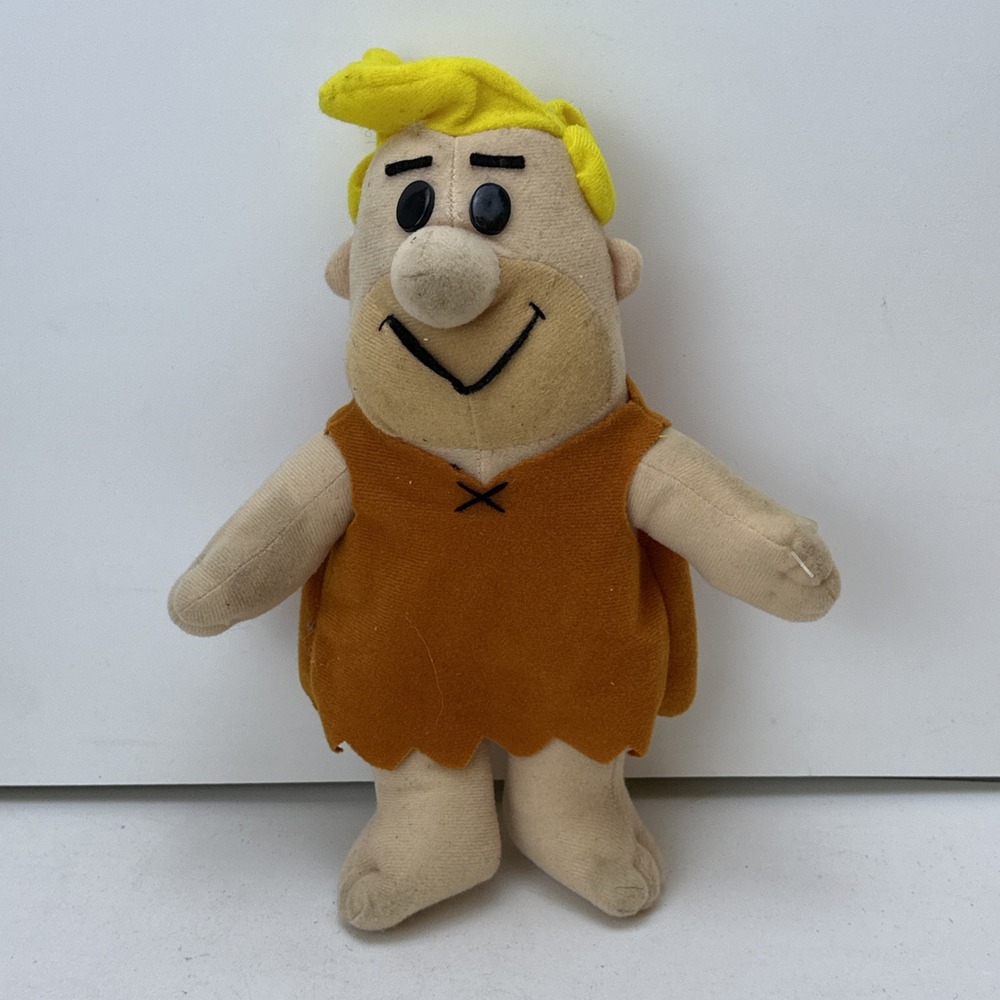 Vintage Barney Rubble The Flintstones Plush Soft Toy Play By Play 11" 1993